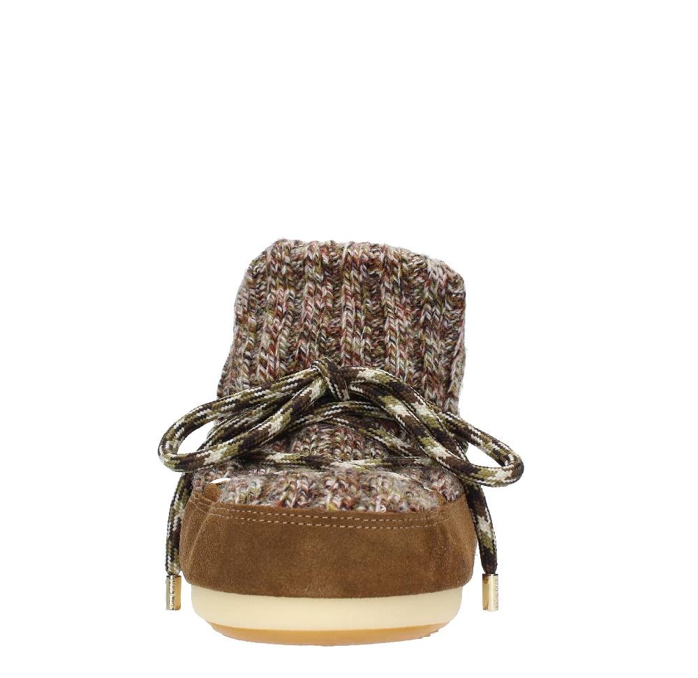 MOON BOOT Stivaletti da neve modello PUMPS WOOL MOON BOOT in camoscio e tessuto Offerte stagionali