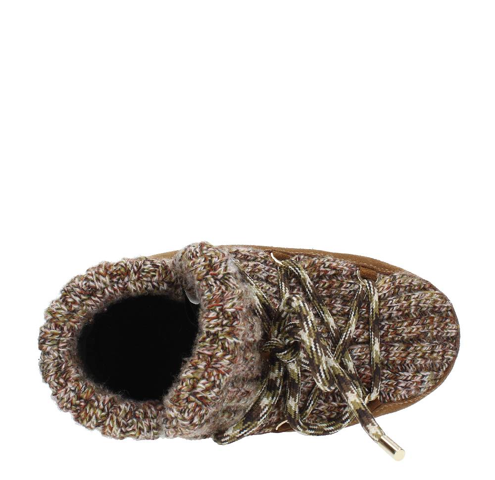 MOON BOOT Stivaletti da neve modello PUMPS WOOL MOON BOOT in camoscio e tessuto Offerte stagionali