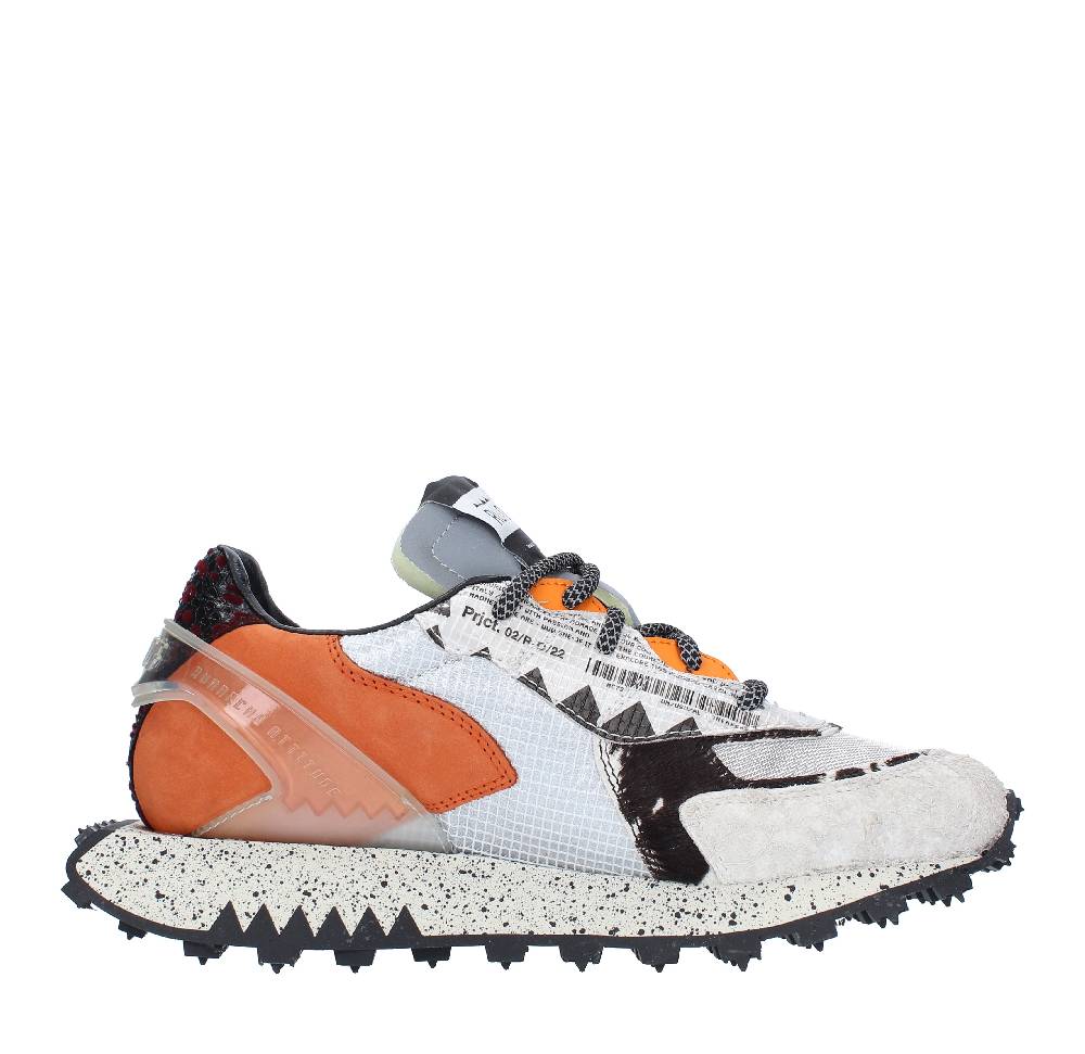 RUN OF Sneakers modello 9377RO-1 RUN OF in pelle camoscio e tessuto Ritorno libero