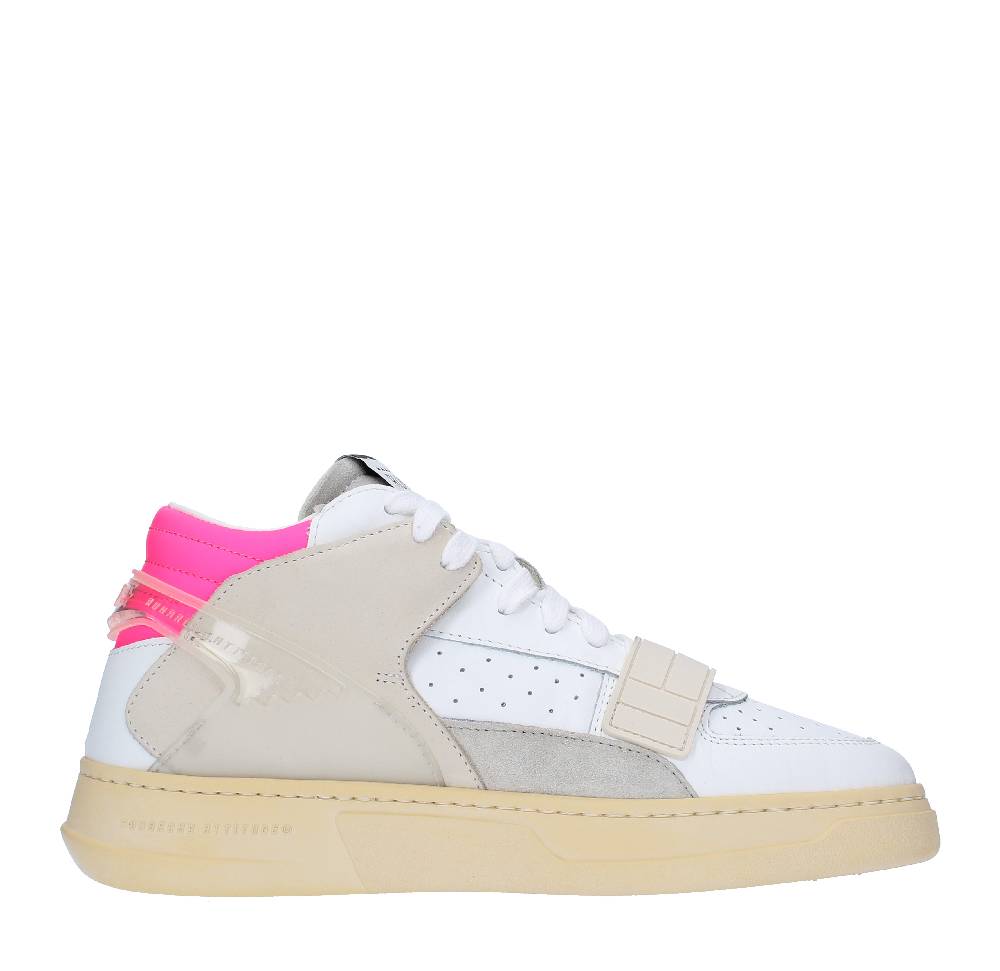 RUN OF Sneakers modello MID COMBI-RF RUN OF in pelle camoscio e tessuto Ultimi tre giorni