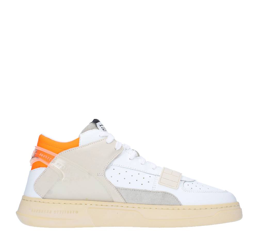 RUN OF Sneakers modello MID COMBI-AF RUN OF in pelle camoscio e tessuto Ultimi due giorni