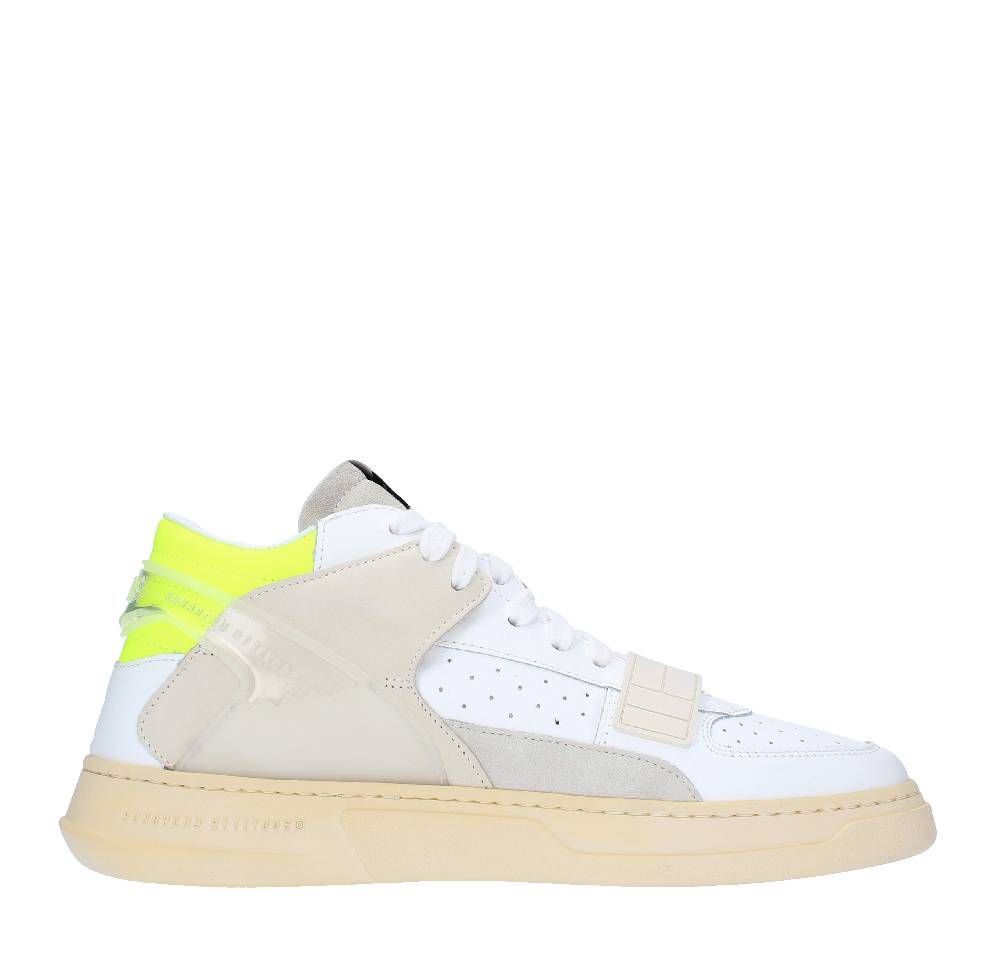RUN OF Sneakers modello MID COMBI-GF RUN OF in pelle camoscio e tessuto Promozione temporanea