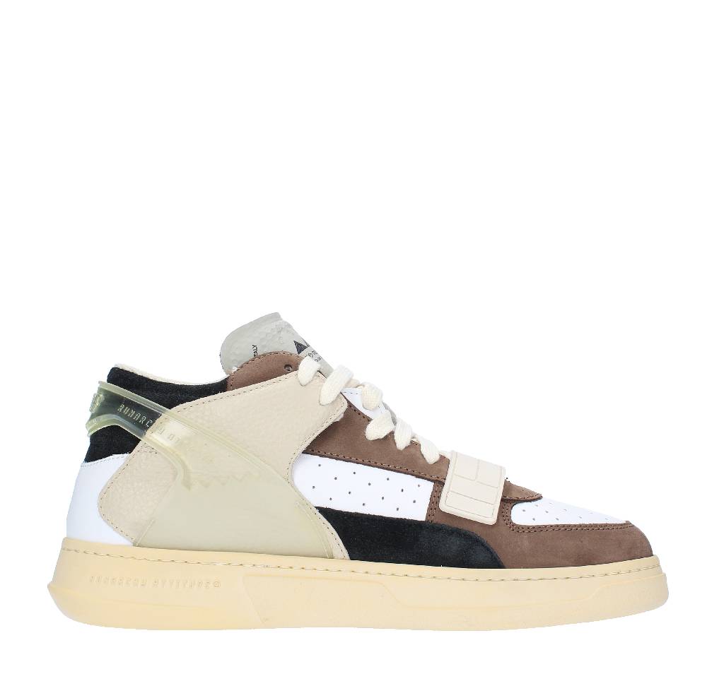 RUN OF Sneakers modello ERRANT MID RUN OF in pelle camoscio e tessuto Fino al 50% di sconto