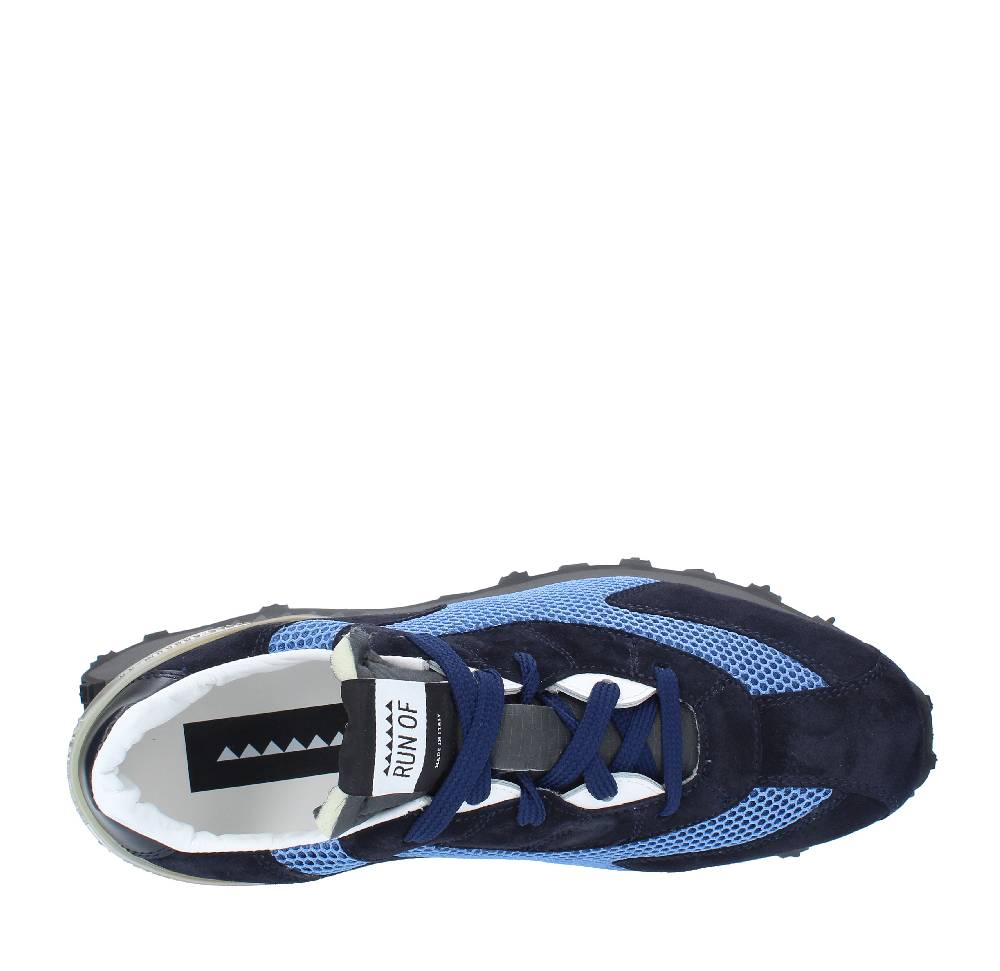 RUN OF Sneakers modello 40039M RUN OF in camoscio e tessuto Discount Store per i nuovi prodotti