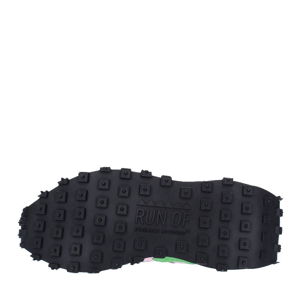 RUN OF Sneakers modello RO-1 HAMBURG RUN OF in pelle camoscio e tessuto 50% di sconto con spedizione gratuita