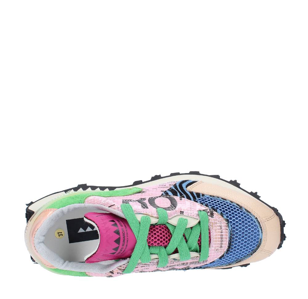 RUN OF Sneakers modello RO-1 HAMBURG RUN OF in pelle camoscio e tessuto 50% di sconto con spedizione gratuita