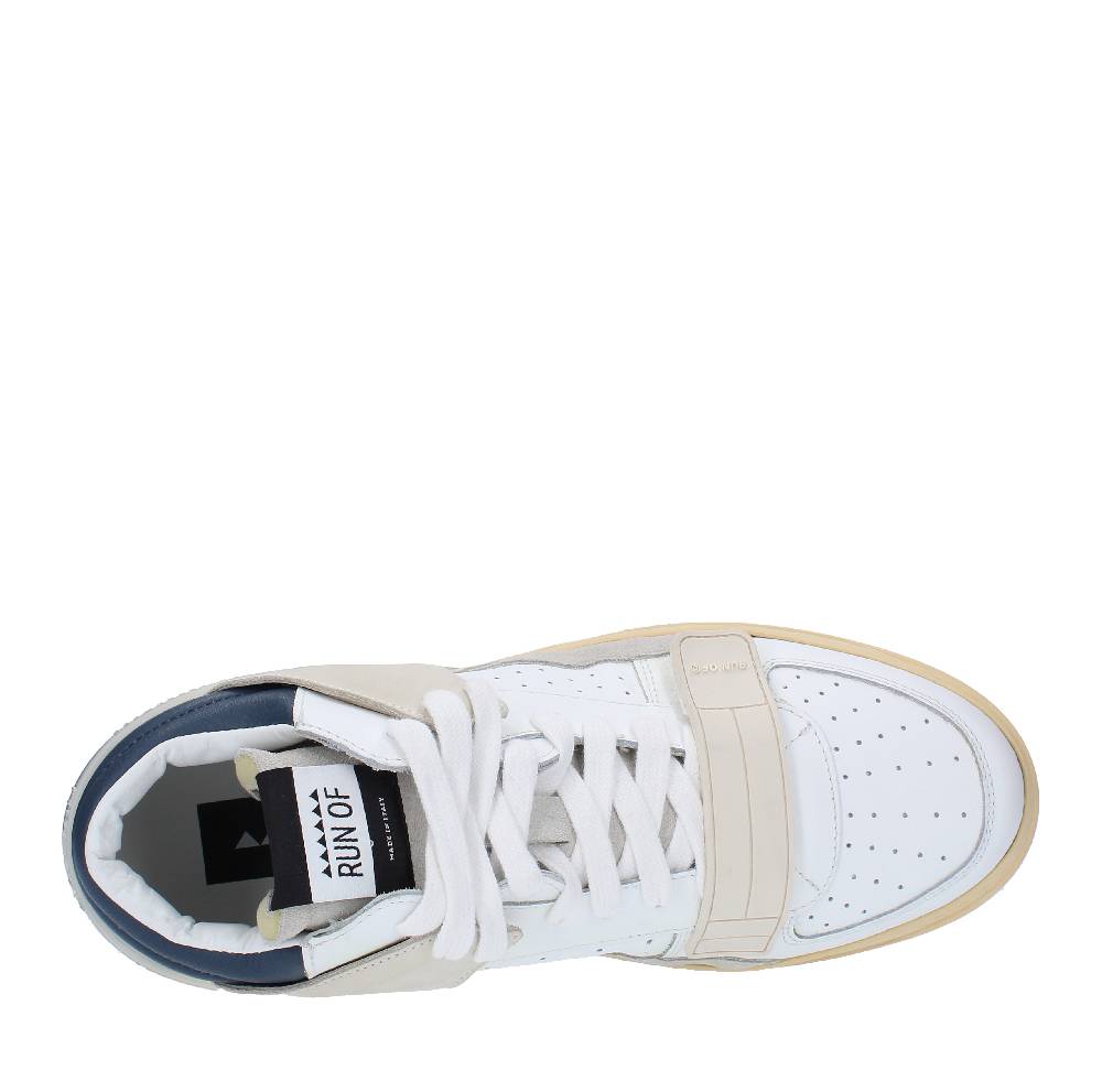 RUN OF Sneakers modello MID COMBI RUN OF in pelle camoscio e tessuto Officina