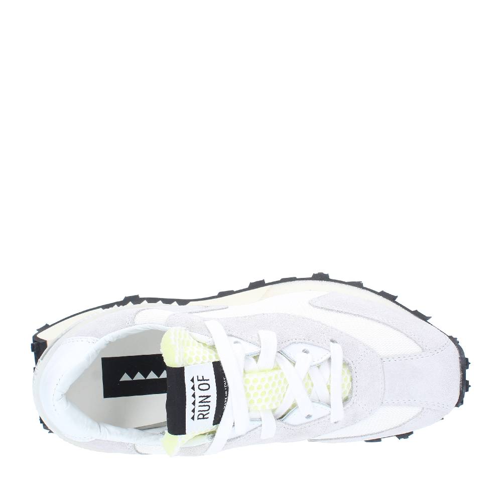 RUN OF Sneakers modello 9378 RUN OF in camoscio e tessuto Esporta salva
