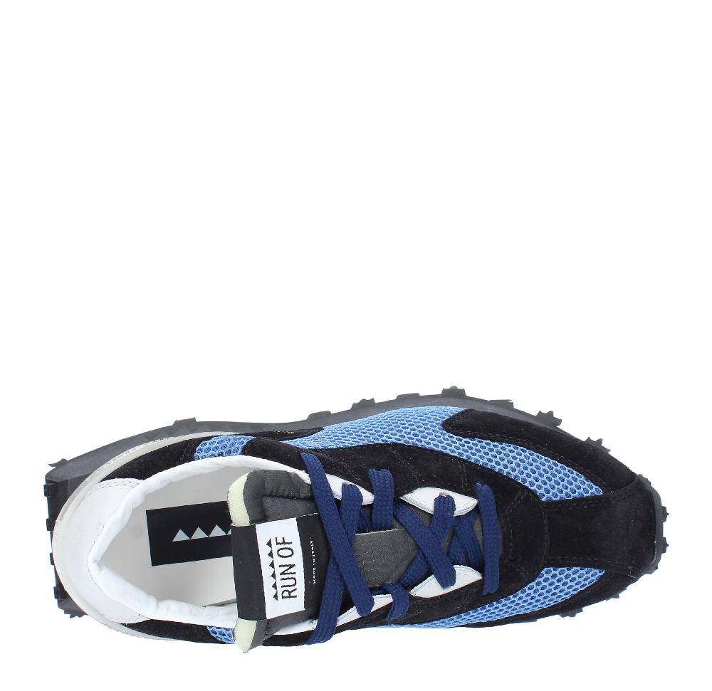 RUN OF Sneakers modello 9378 RUN OF in camoscio e tessuto Black Friday Prezzi