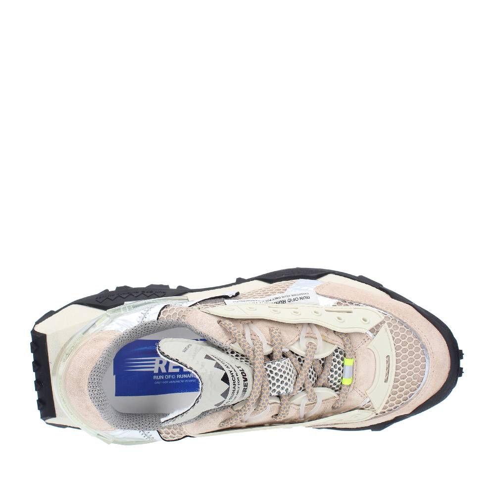 RUN OF Sneakers modello REVOLT RUN OF in camoscio e tessuto 2025