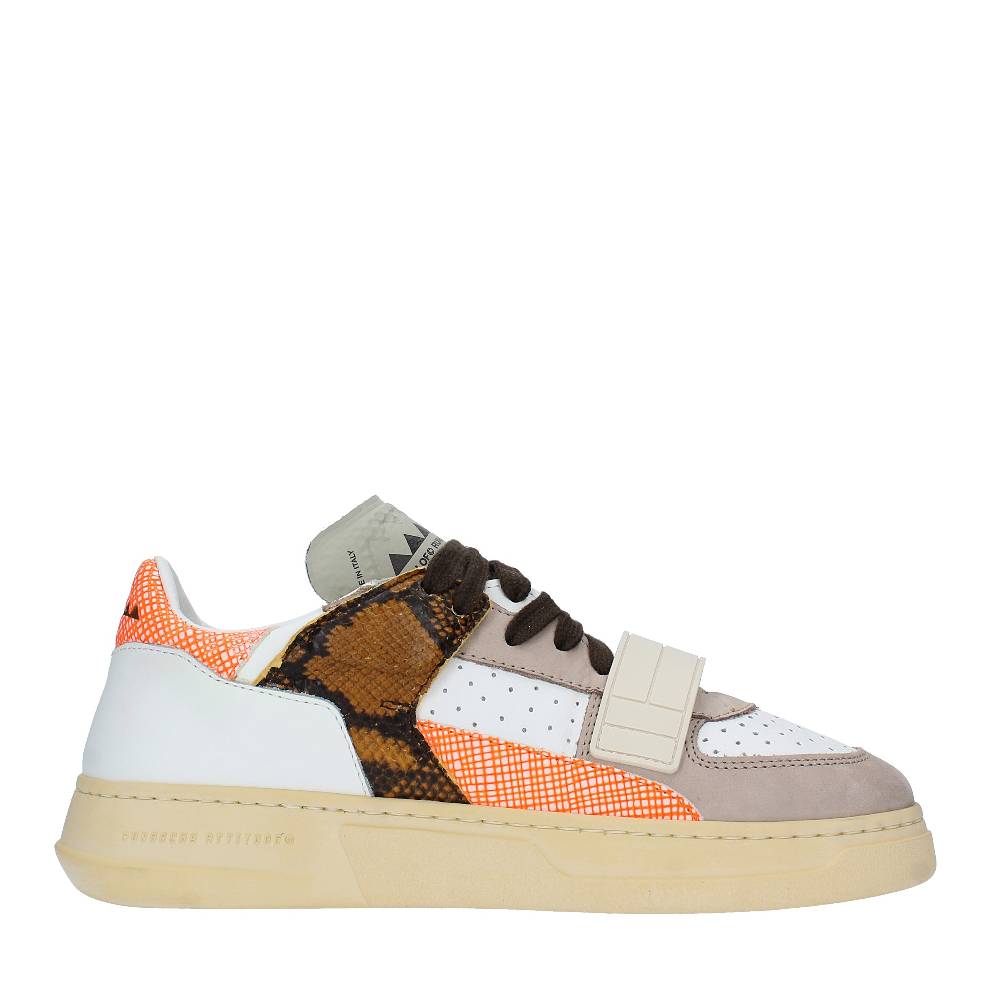 RUN OF Sneakers modello KLAUS W RUN OF in Pelle camoscio e tessuto Italy