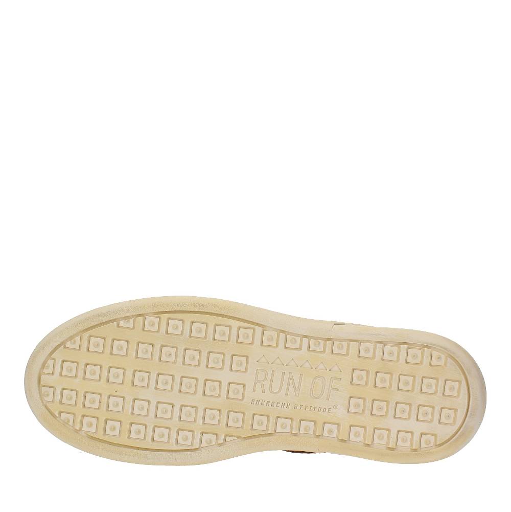 RUN OF Sneakers modello KLAUS W RUN OF in Pelle camoscio e tessuto Italy