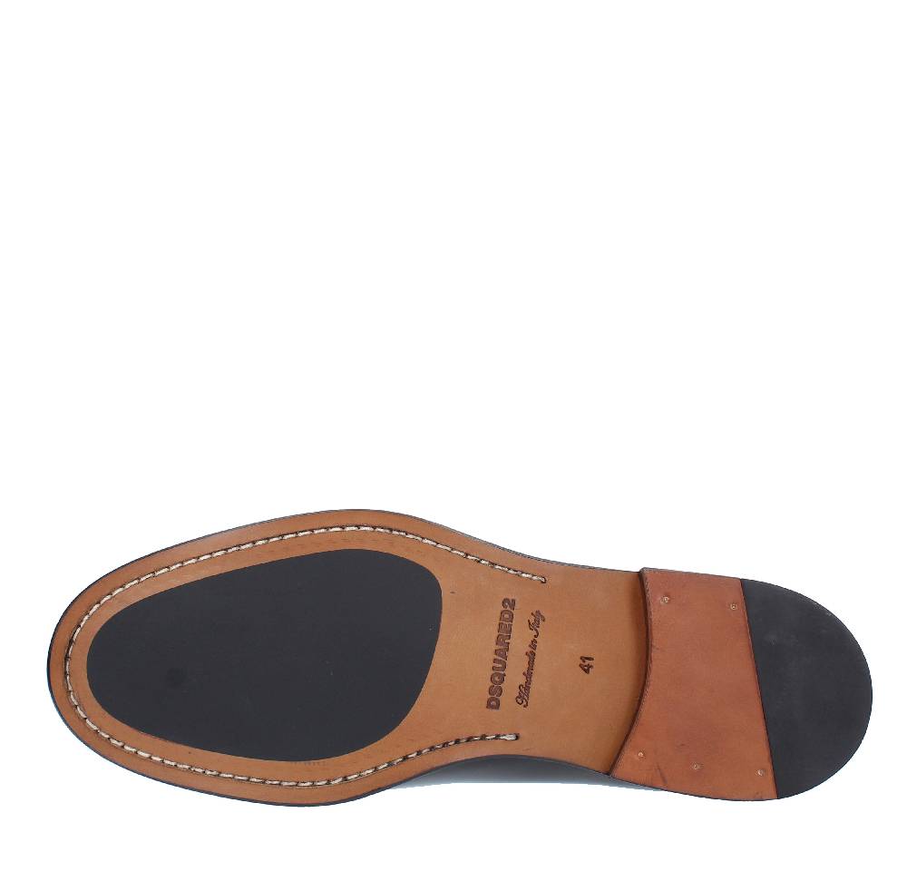 DSQUARED2 Stringate in pelle spazzolata Vendita