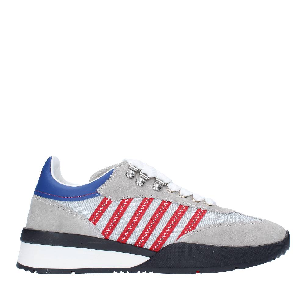 DSQUARED2 Sneakers DSQUARED2 modello ORIGINAL LEGEND in camoscio, pelle e tessuto Soddisfazione Garantita