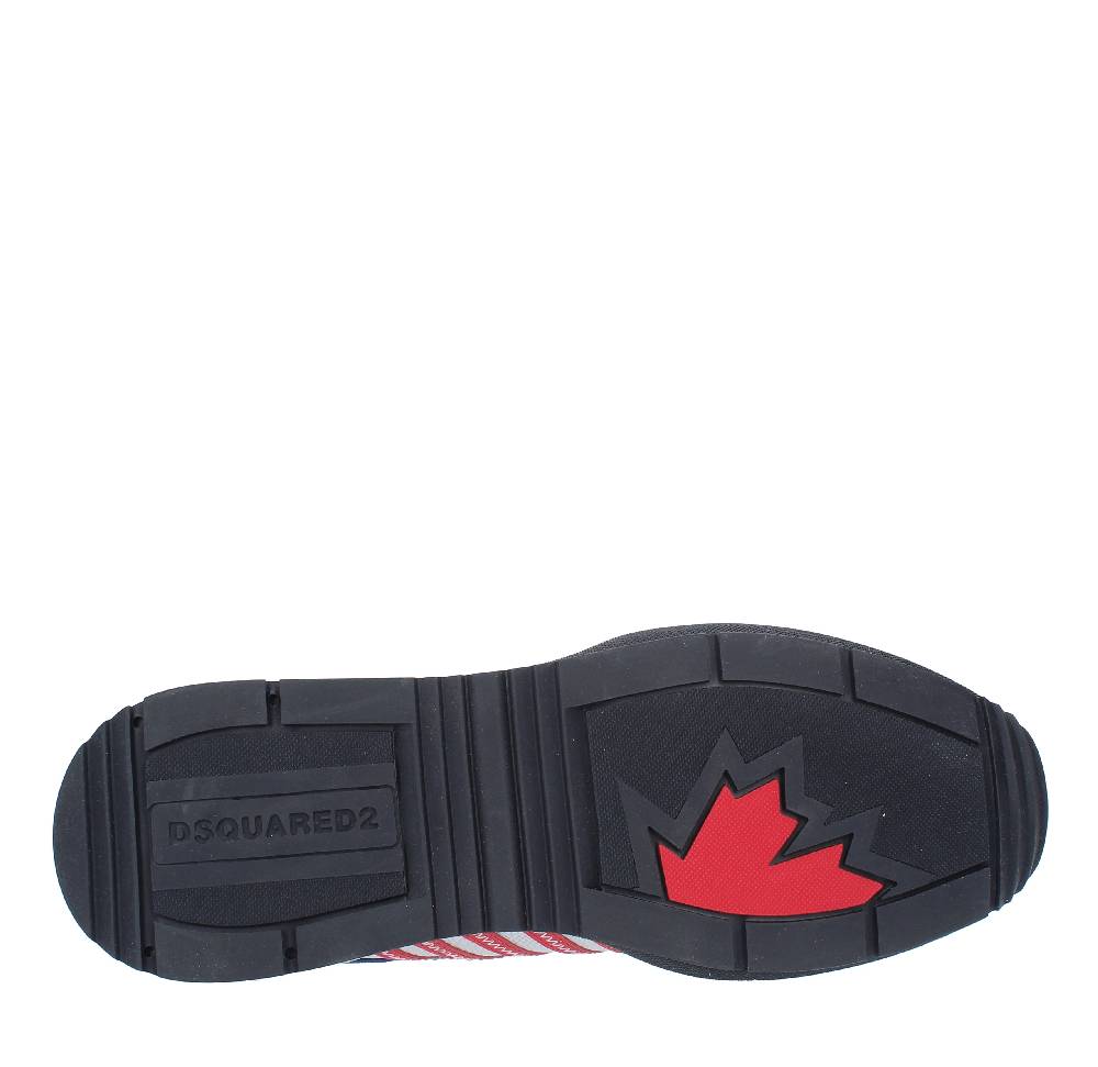 DSQUARED2 Sneakers DSQUARED2 modello ORIGINAL LEGEND in camoscio, pelle e tessuto Soddisfazione Garantita