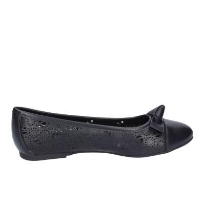 scarpe donna GATTINONI ballerine nero pelle sintetica BD151 Qualità