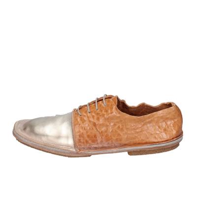 scarpe donna MOMA classiche marrone pelle oro 1AS439-RANA BC828 Limitato a 3 giorni