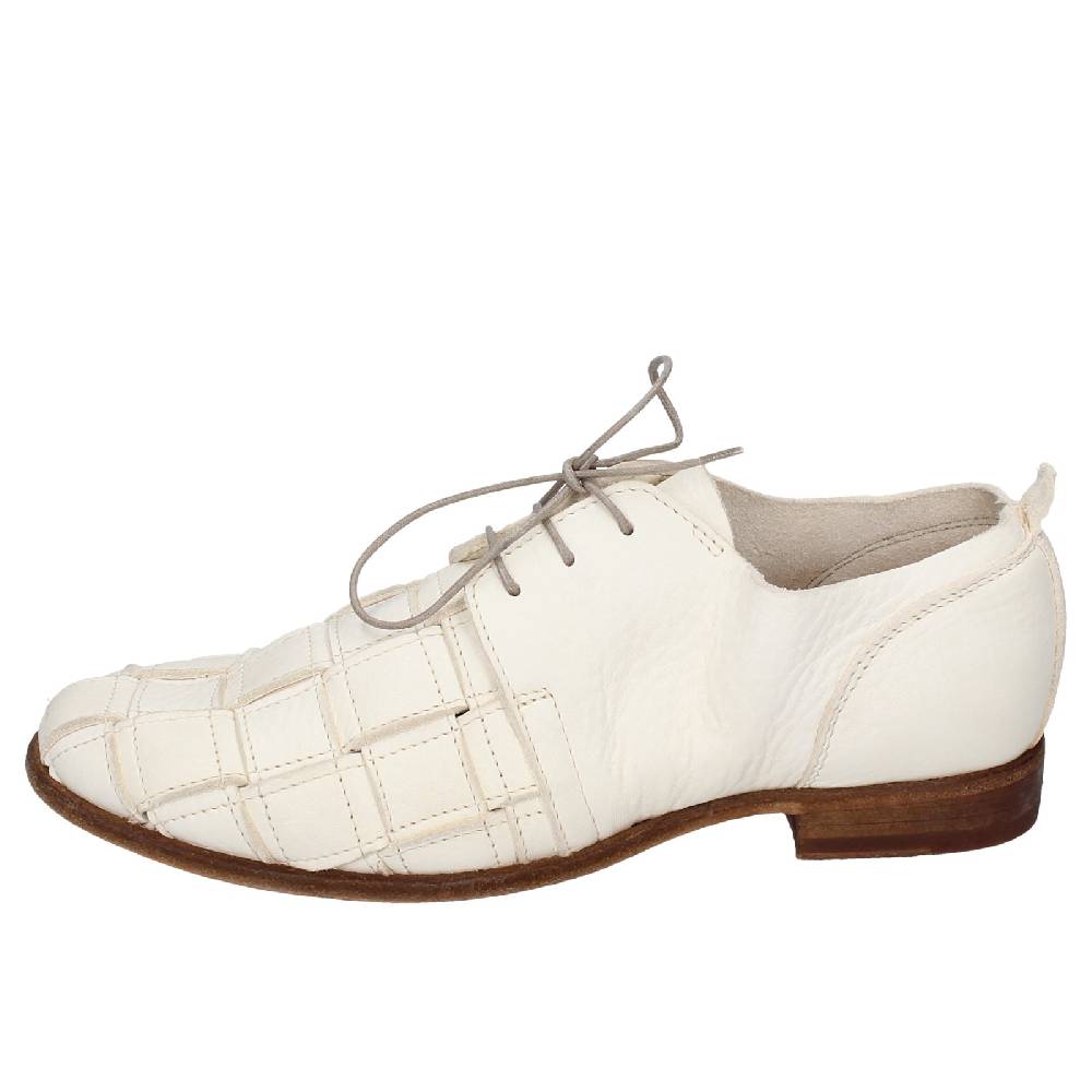 scarpe donna MOMA classiche bianco pelle 39409A VINTAGE EX454 Convenienza