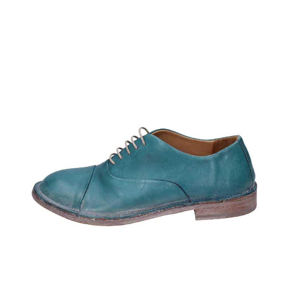 scarpe donna MOMA classiche verde pelle EZ856 Offerta