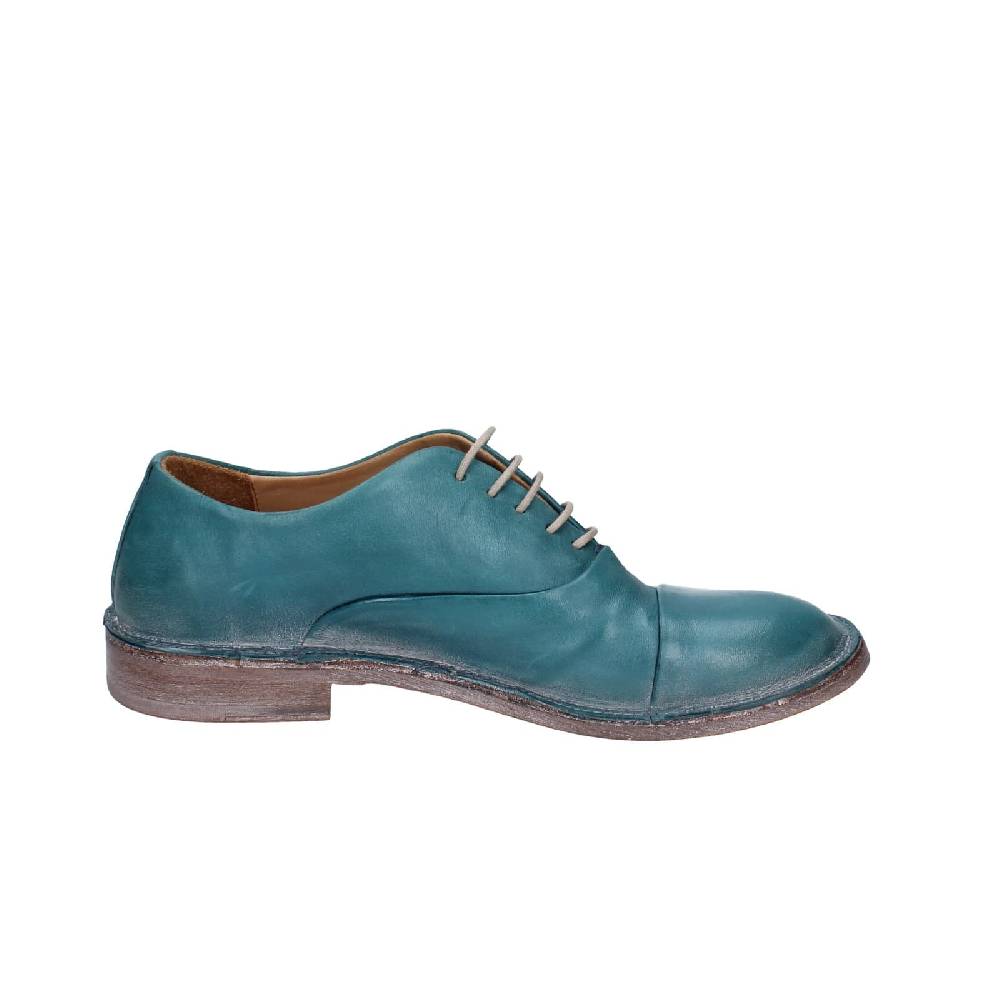 scarpe donna MOMA classiche verde pelle EZ856 Offerta