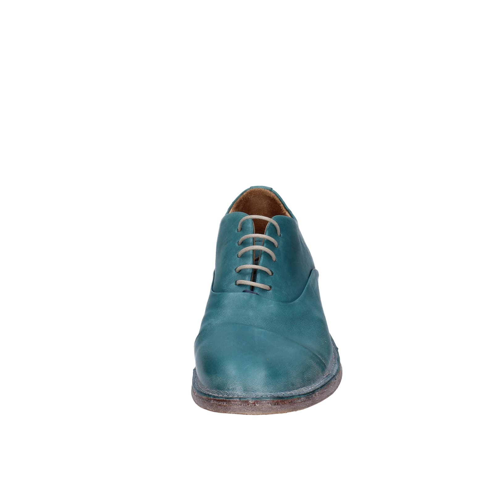 scarpe donna MOMA classiche verde pelle EZ856 Offerta