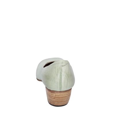 scarpe donna MOMA decollete verde pelle BE500 In Saldo