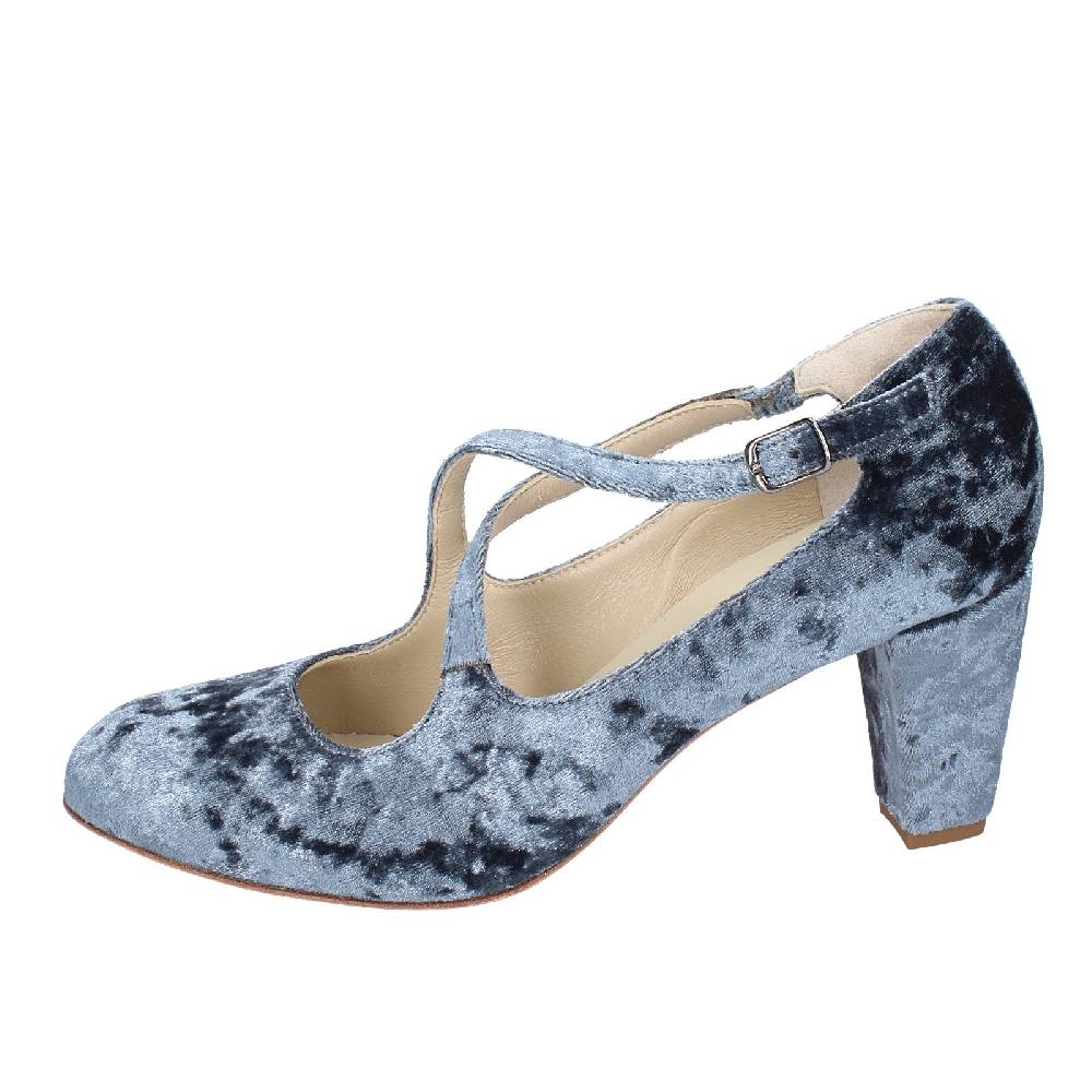 scarpe donna ANNIEL decollete grigio velluto EX257 2025