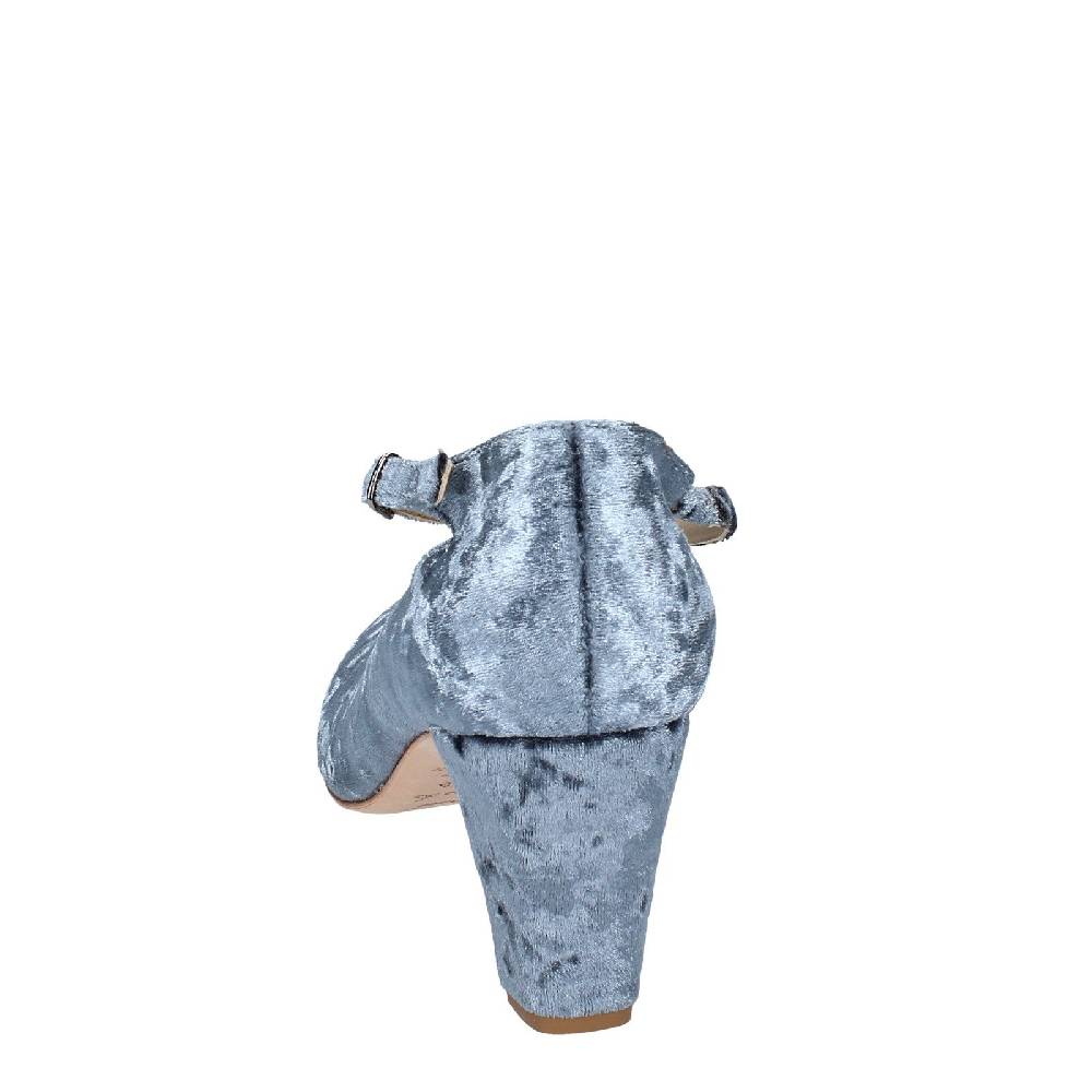 scarpe donna ANNIEL decollete grigio velluto EX257 2025