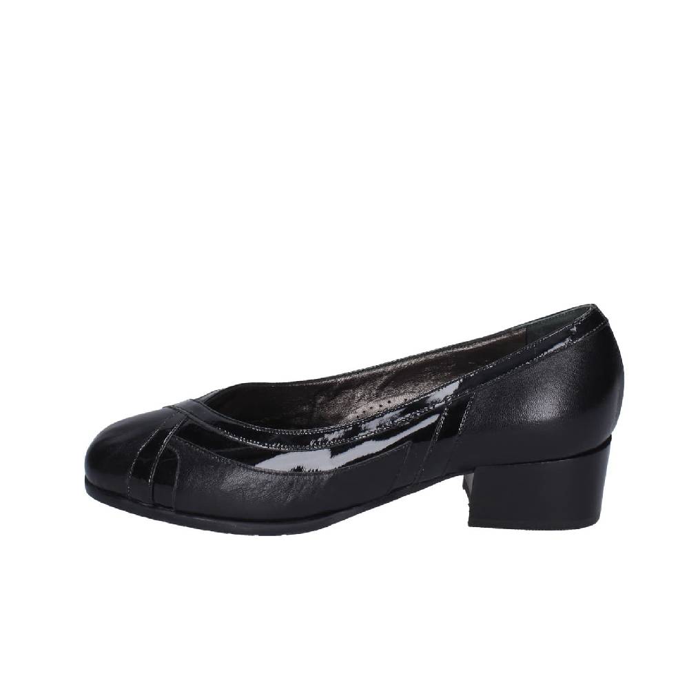 scarpe donna CONFORT decollete nero pelle vernice 1473 EZ334 Consegna Veloce