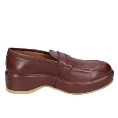 scarpe donna MOMA mocassini marrone pelle 1ESA19-NAC BC44 Fino Al -60%