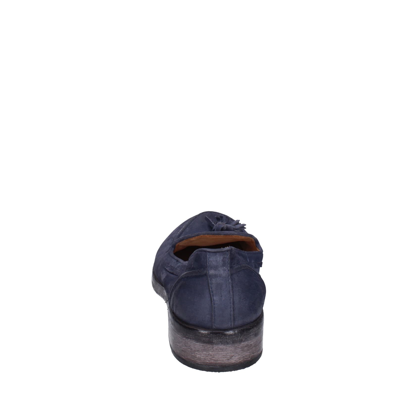 scarpe donna MOMA mocassini blu camoscio 1FS472-0W EZ878 Affare Del Giorno