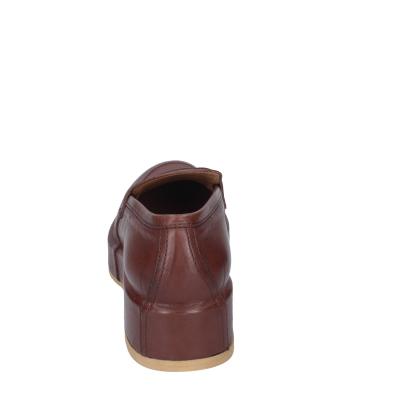 scarpe donna MOMA mocassini marrone pelle 1ES419-NAC BC48 Sconto