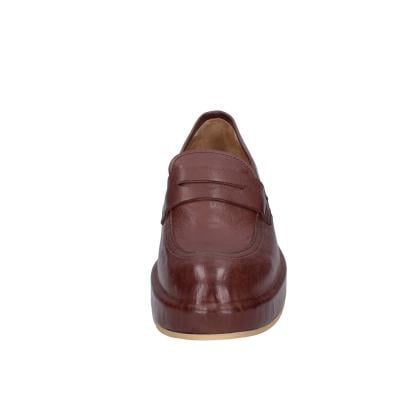 scarpe donna MOMA mocassini marrone pelle 1ES419-NAC BC48 Sconto