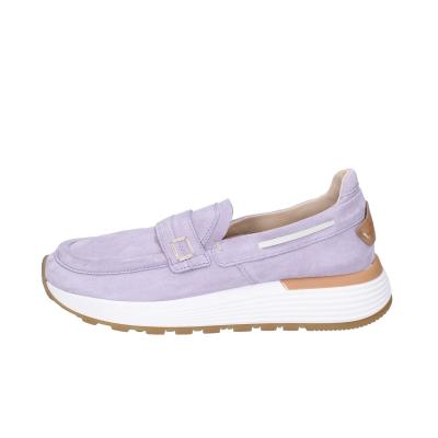 scarpe donna MOMA mocassini viola camoscio 3FS413-CRP12 BC786 Online