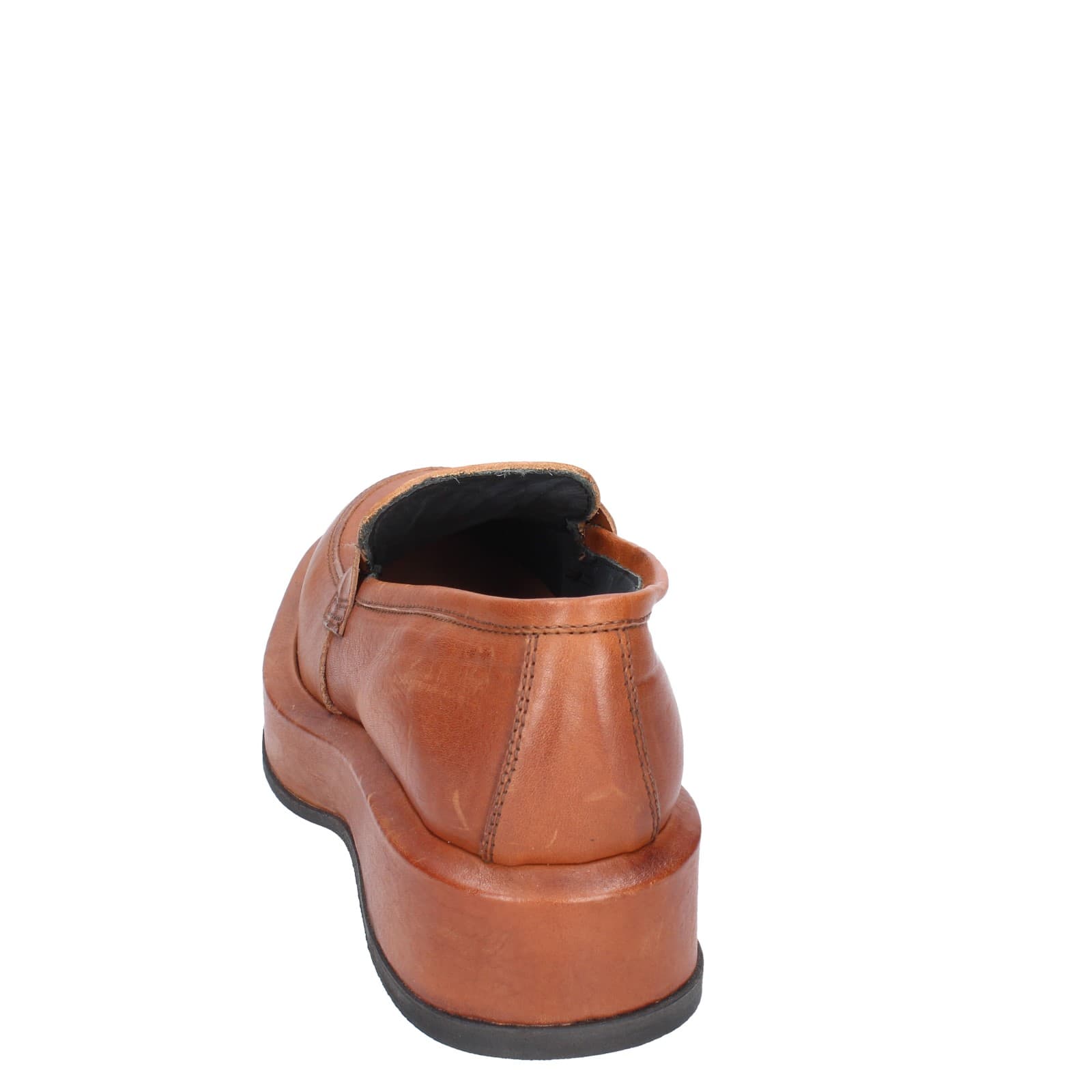 scarpe donna MOMA mocassini marrone pelle 82301E EY562 Vendita Calda
