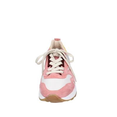 scarpe donna MOMA sneakers rosa pelle bianco camoscio 3AS401-CR11 BC795 In Linea