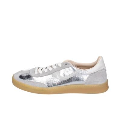 scarpe donna MOMA sneakers argento pelle lucida grigio camoscio 3AS420-CRV BC788 Spedizione Gratuita