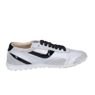 scarpe donna MOMA sneakers grigio pelle vernice PER00A-PERC BC66 Pezzi Unici