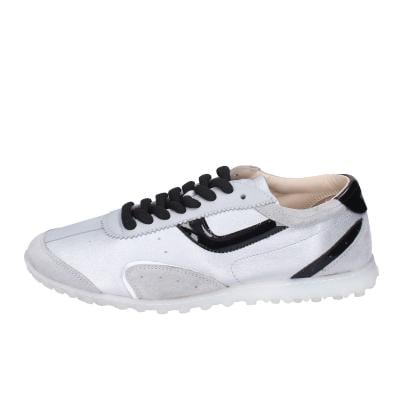scarpe donna MOMA sneakers grigio pelle vernice PER00A-PERC BC66 Pezzi Unici