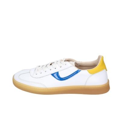 scarpe donna MOMA sneakers bianco pelle blu 3AS420-CRV5 BC845 Promozione Limitata