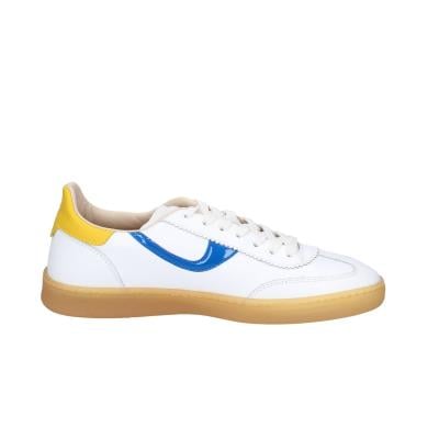scarpe donna MOMA sneakers bianco pelle blu 3AS420-CRV5 BC845 Promozione Limitata