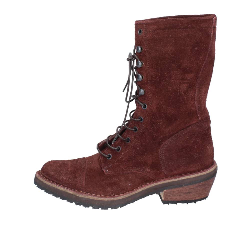 scarpe donna MOMA stivaletti bordeaux camoscio 77301C EY578 Prezzo Ridotto