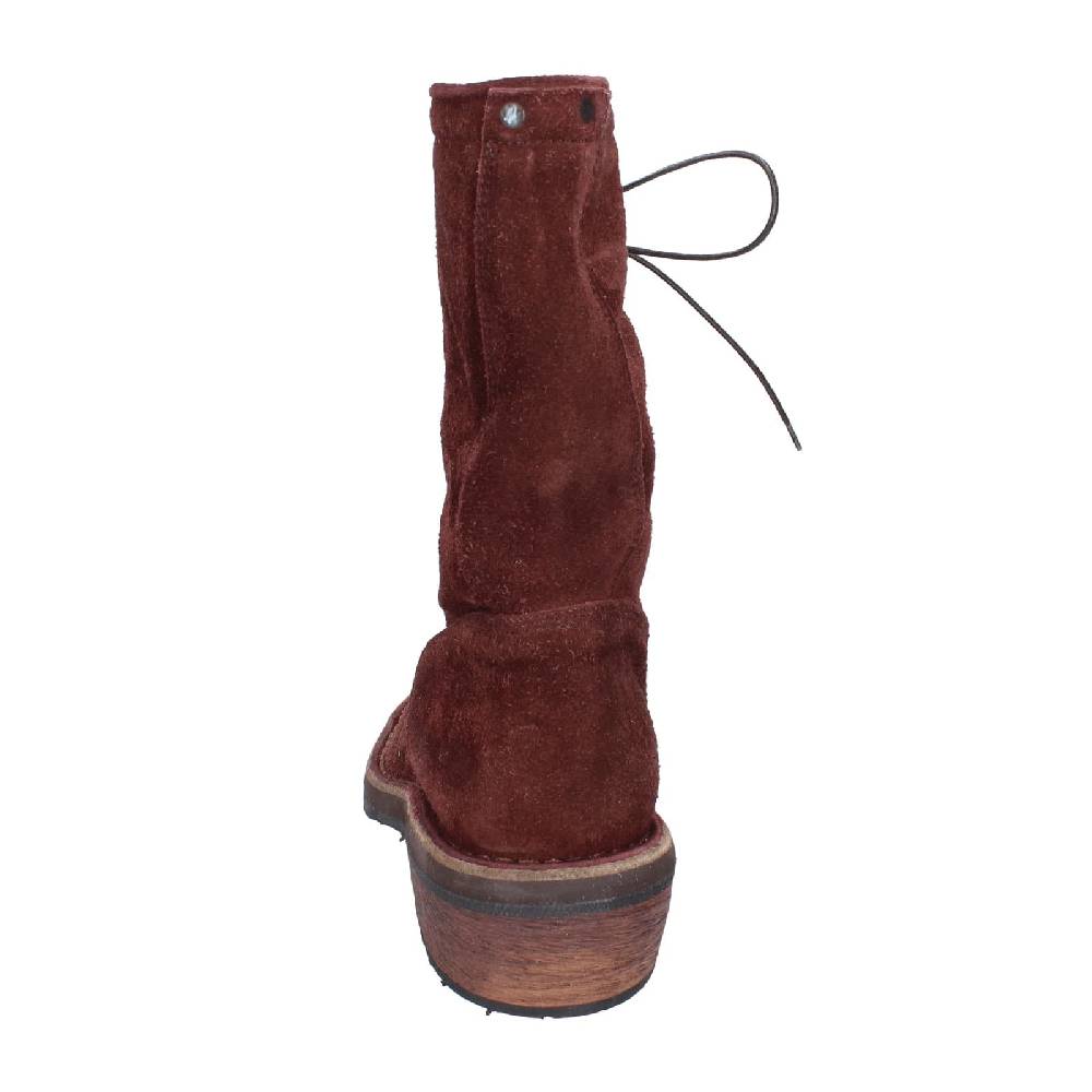 scarpe donna MOMA stivaletti bordeaux camoscio 77301C EY578 Prezzo Ridotto