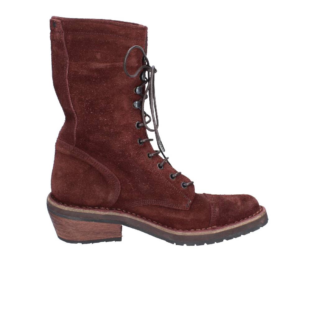 scarpe donna MOMA stivaletti bordeaux camoscio 77301C EY578 Prezzo Ridotto