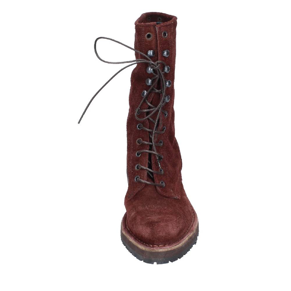 scarpe donna MOMA stivaletti bordeaux camoscio 77301C EY578 Prezzo Ridotto