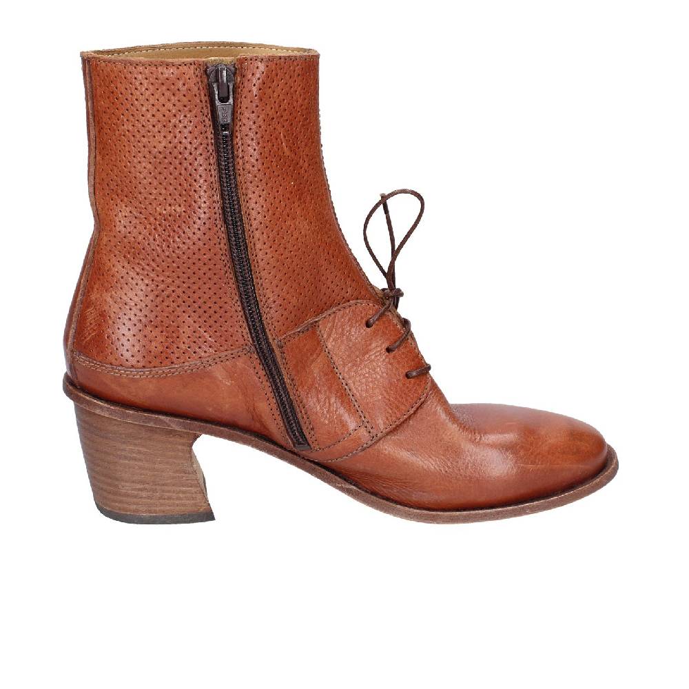 scarpe donna MOMA stivaletti marrone pelle 28403C VINTAGE EX401 Sottocosto