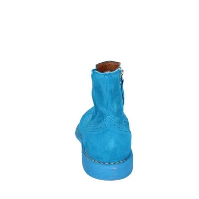 scarpe donna MOMA stivaletti celeste camoscio 1CS405-MAS BC769 Presa