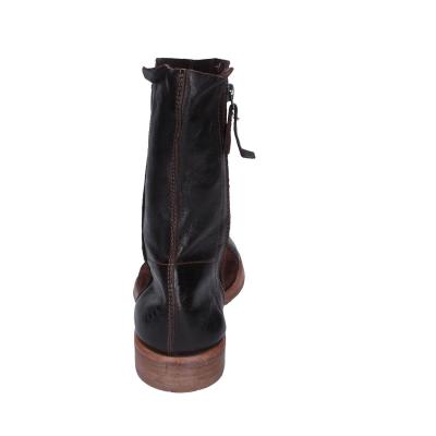 scarpe donna MOMA stivaletti marrone camoscio pelle 1CS431-QE BC768 Sconto