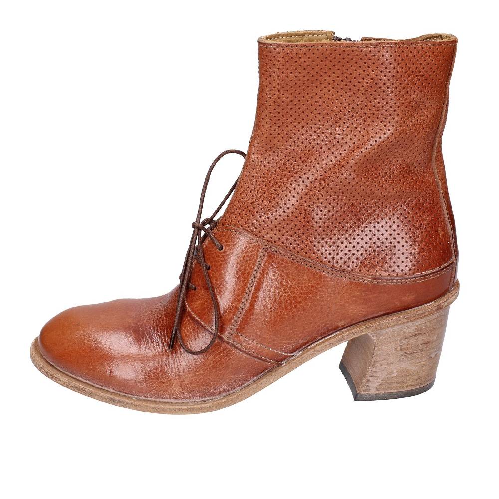 scarpe donna MOMA stivaletti marrone pelle 28403C VINTAGE EX394 Offerta