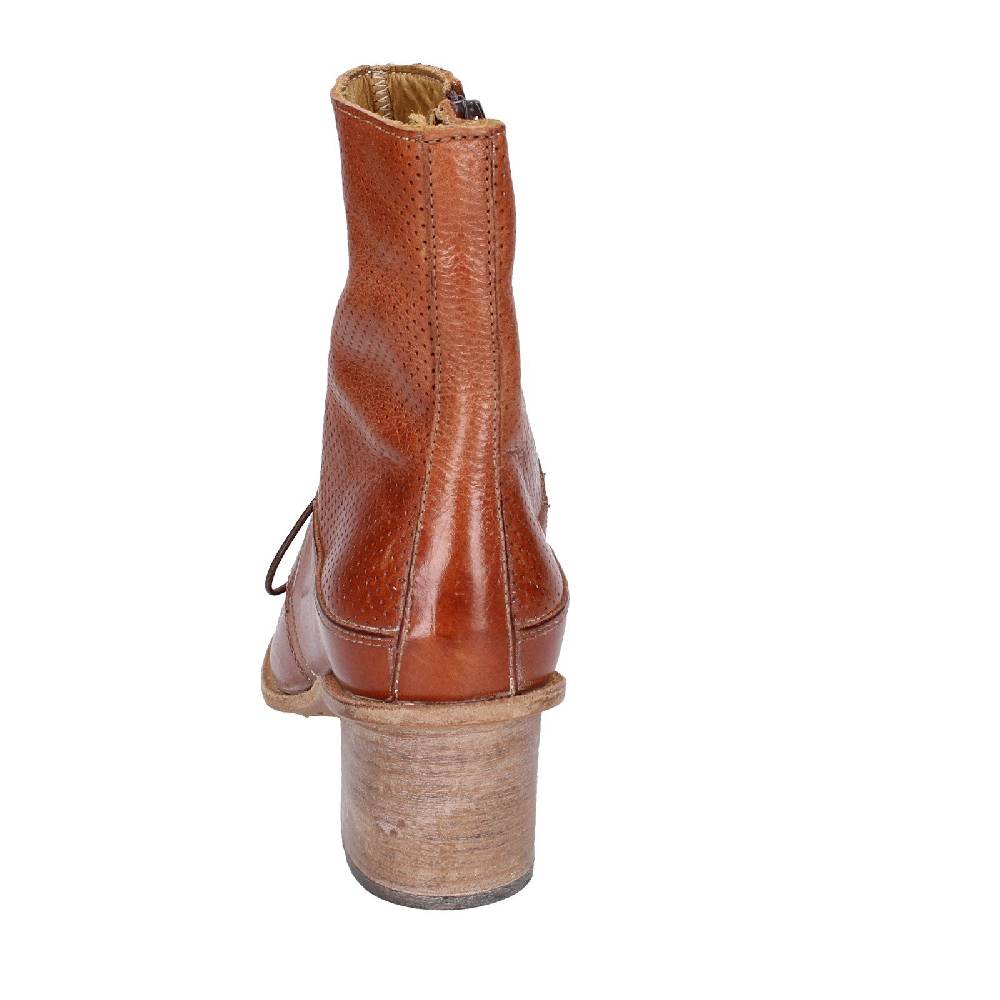 scarpe donna MOMA stivaletti marrone pelle 28403C VINTAGE EX394 Offerta